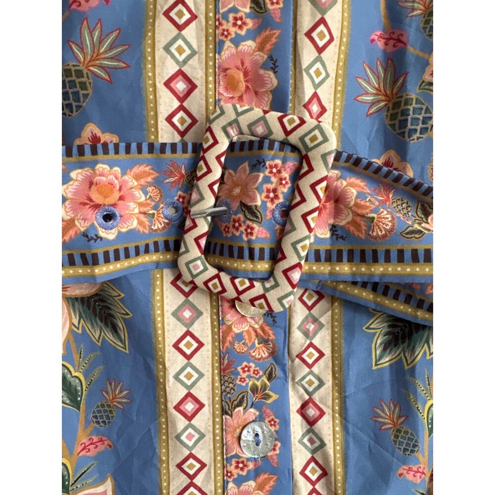NWT Farm Rio Super Bloom Tapestry Cotton Mini Dress size XL - Picture 4 of 5